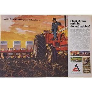 Allis Chalmers 1966 Magazine Advertisement Corn Planters